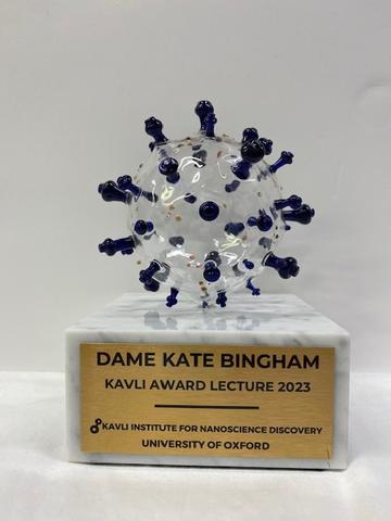 glass award made by terri adams