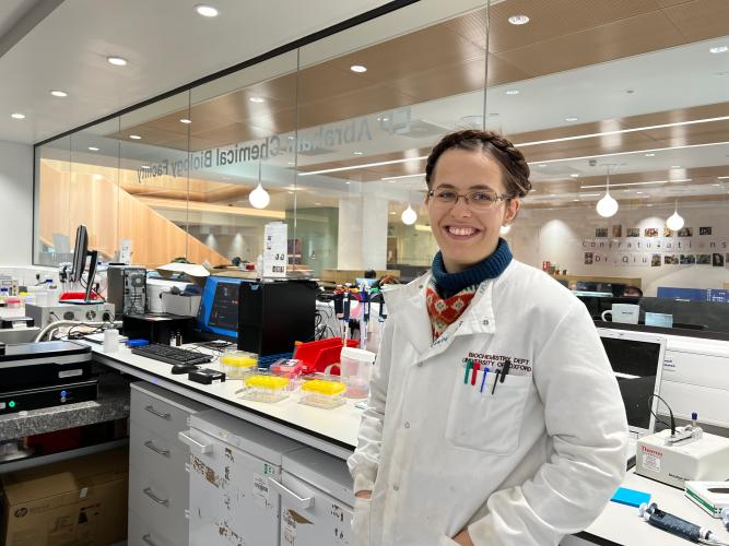 Susanne Mesoy in the LAB