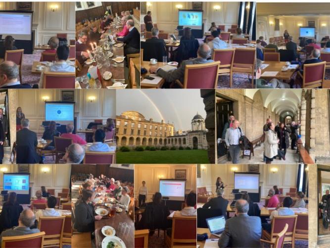 A collage of various photos taken during the PI Away Day