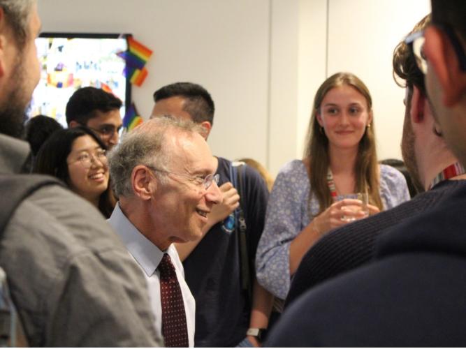 robert langer during the drinks reception