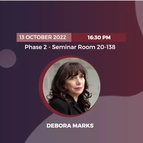Debora Marks Lecture Image