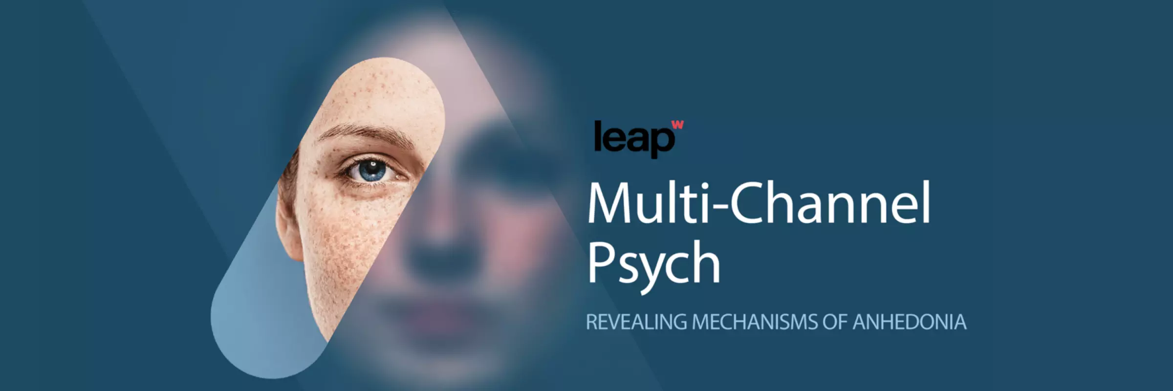 A promotional image of Leap's programme for multi-channel psych.